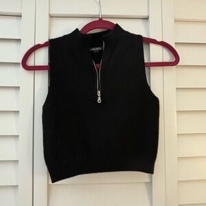 Zip Up Crop Top
